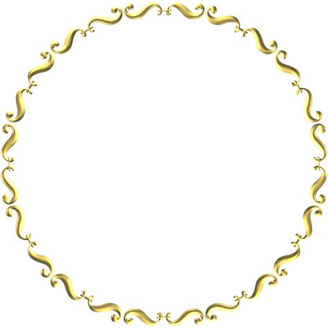 Download Gold Frame Round Royalty Free Stock Illustration Image