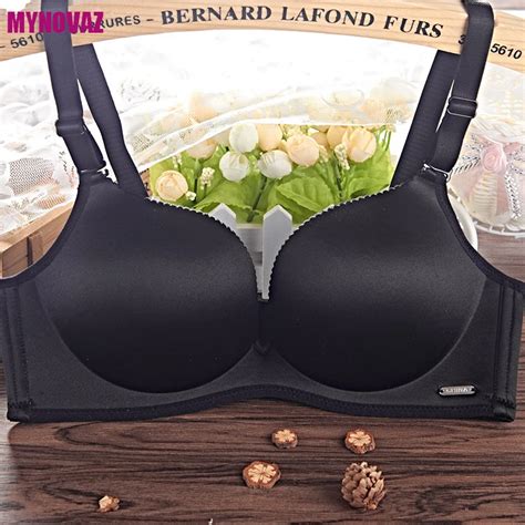 Mynovaz New Lady Solid Bras Deep V Sexy Brassiere Underwear Seamless