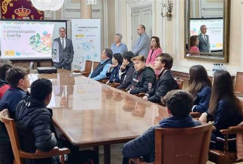 Semana De La Administraci N Abierta Estudiantes Palentinos Del Colegio