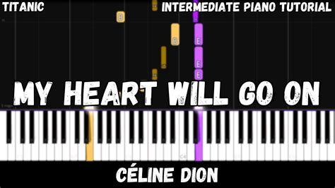 C Line Dion My Heart Will Go On Titanic Intermediate Piano