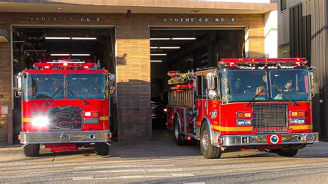 LACoFD Quint 8 Engine 8 Reserve Squad 8 Responding YouTube