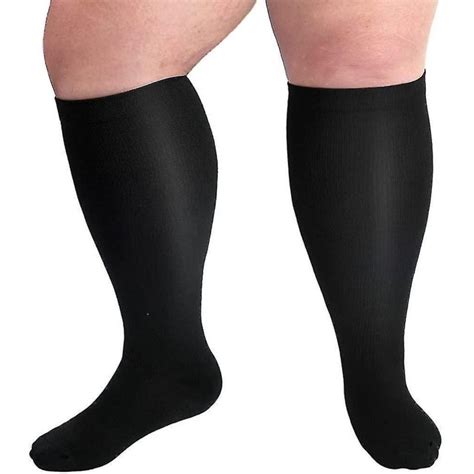 Plus Size Compression Socks 20 30 Mmhg For Men And Women Wide Calf Extra Largefor Circulat