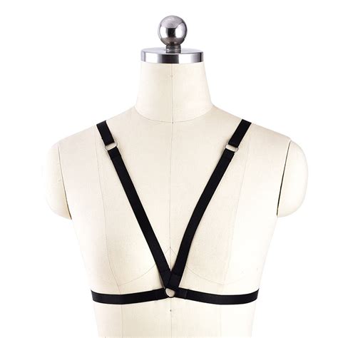 Women Backless Body Harness Sexy Lingerie Cupless Cage Strappy Garter