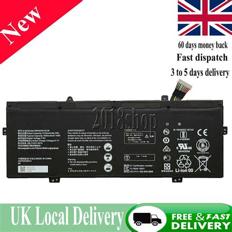 New V Wh Hb R Ecw Battery For Huawei Matebook Kpl W Mach