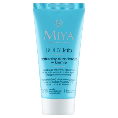 Miya Body Lab Naturalny Dezodorant W Kremie Ml Produkt Wycofany