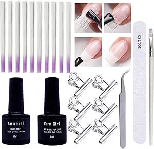 Warm Girl Nail Fiberglass Kit Pcs Ongle Fibre De Verre Pour Ongles