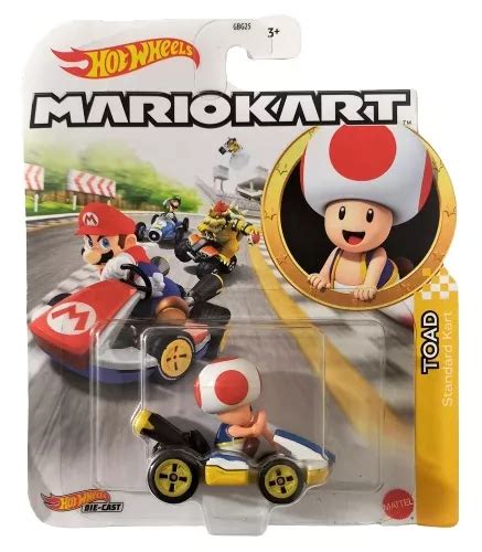 Toad Standard Kart Mario Kart Hot Wheels Mattel MercadoLibre