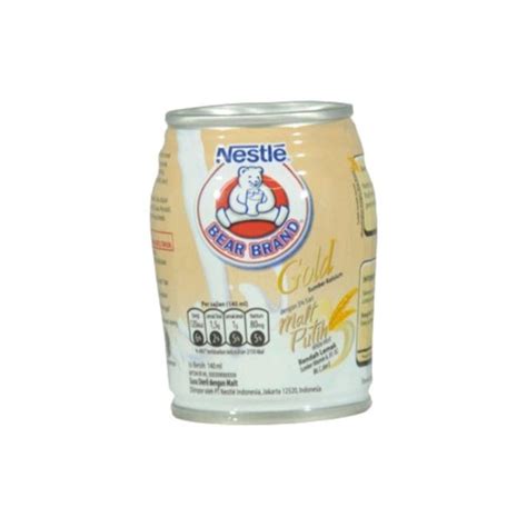 Jual Bear Brand Susu Beruang Gold Malt Putih Susu Steril Cair Milk