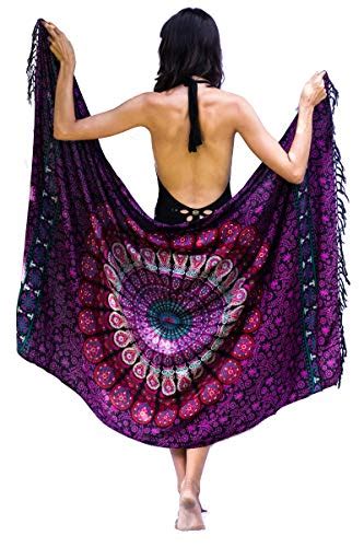 Boho Chic Pareo Mandala Pareo Bikini Swimsuit Cover Up Beach