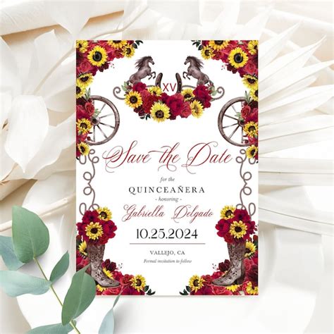 Fiesta Save The Date Etsy