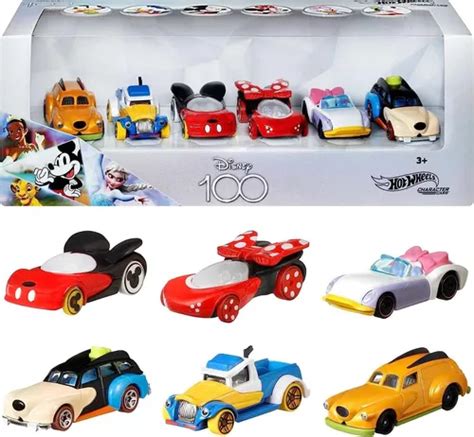 Hot Wheels Varios Personajes De Disney Carritos Premium Meses Sin Inter S