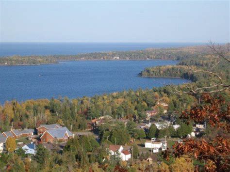 Brockway Mountain Drive Beautiful Overlook Of The Tip Of The Keweenaw