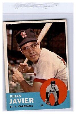 1963 Topps 226 Julian Javier St Louis Cardinals EBay