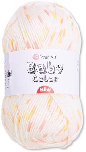 Frida s Wollhaus YarnArt 50 g Baby Color Babywolle Garn Stricken Häkeln