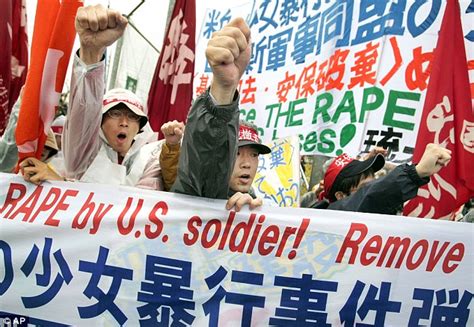 U S Marines And Sailors Accused Of Sex Crimes In Japan Are Only Court Martialed Per Cent Of