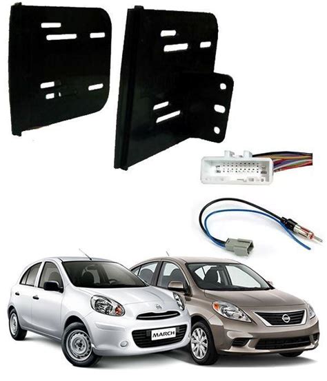 Moldura De Painel Para Cd Dvd Din Nissan March Versa