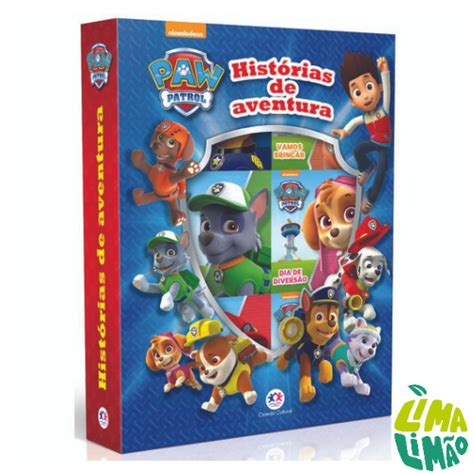 Box De Livros A Patrulha Canina Box 6 Livrinhos Infantil PAW