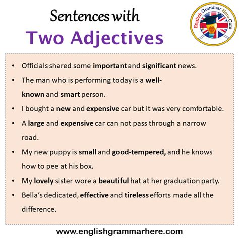 Adjectives An Easy Guide With Examples The Grammar Guide 58 Off