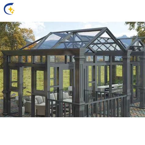 Free Standing Villa House Sunrooms Winter Garden Glass Houses Aluminium