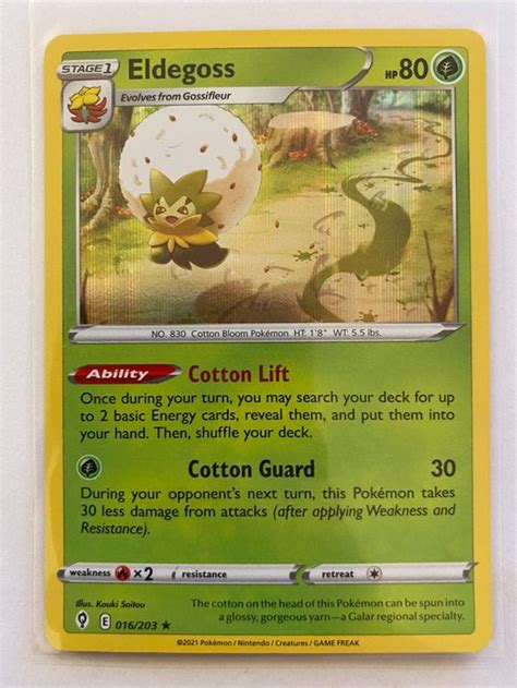 Pokemon Eldegoss 016 203 Holo Evolving Skies EN Kaufen Auf Ricardo