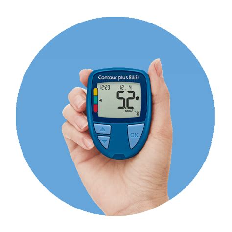 Contour Plus Blue Blood Glucose Meter