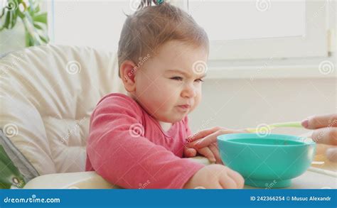 Funny Baby Drinking Bottled Water. Stock Footage - Video of newborn ...