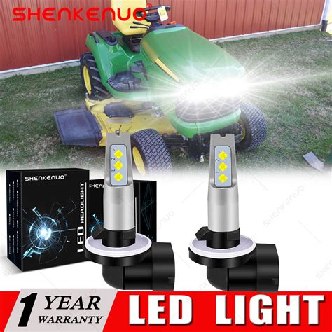 2 8000k Bright Led Bulbs For Deere X728 Jd Gator Headlamp Axe16948 R136239 A R13 Ebay