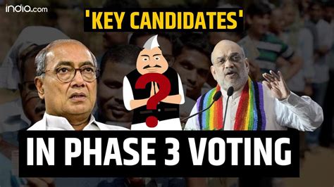 Lok Sabha Elections 2024 Phase 3 From Amit Shah To Scindia 6 Key