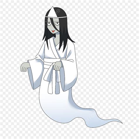 Female Ghost Png Picture Cartoon Japanese Folklore Ghost Female Ghost Floating Japan Banshee