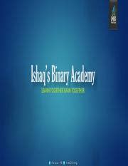 LMBO Course Pdf Ishaqs Binary Academy LEARN TOGETHER EARN TOGETHER