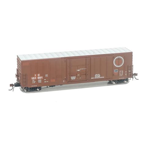 Athearn Genesis Ho Pc F Box Car Illinois Central Ex Mp Rib Side W