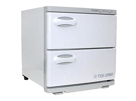 TOA Spa Beauty Salon Equipment UV Light Sterilizer Hot Towel Warmer Cabinet W Tray In S