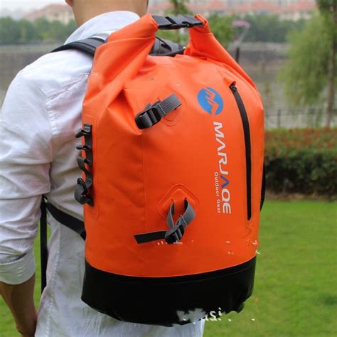 Ocean Pack Marjaqe Dry Bag Waterproof Bucket Bag Backpack Shoulder Sling Outdoor Travel Bag