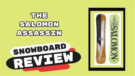 The 2023 Salomon Assassin Snowboard Review Youtube