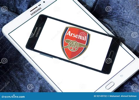 Arsenal soccer club logo editorial photography. Image of international ...