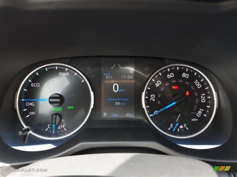 2020 Toyota Rav4 Xle Awd Hybrid Gauges Photos