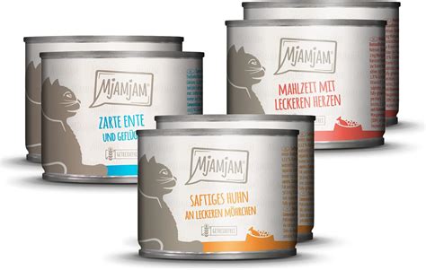 Mjamjam Premium Wet Food For Cats Trial Pack Pack Of X G