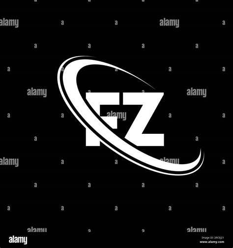 Fz Logo F Z Design White Fz Letter Fz F Z Letter Logo Design Initial Letter Fz Linked Circle