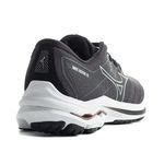 Mizuno Running Shoe Wave Inspire 18 Black Silver Ebony Women