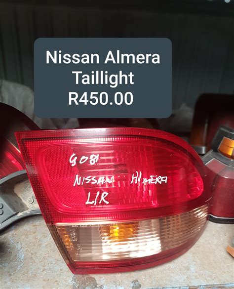 Nissan Almera Taillights Alltech Motor Spares