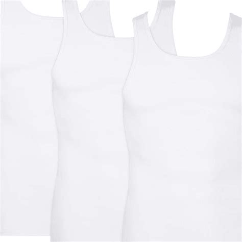 Hanes Menís Value Pack White Tank Undershirts, 6 pack - DroneUp Delivery