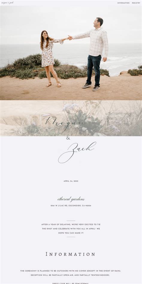 10 Beautiful Wedding Website Examples To Inspire Your Own Artofit