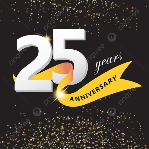 25 Years Anniversary Vector Hd PNG Images, 25 Years Anniversary Logo ...