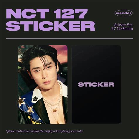 Jual PHOTOCARD PC NCT 127 STICKER MV VER Indonesia Shopee Indonesia