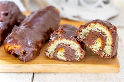 CANNOLI DI PANDORO CON NUTELLA E CIOCCOLATO