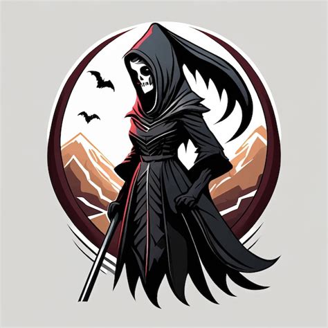 Premium Vector | Reaper vector logo