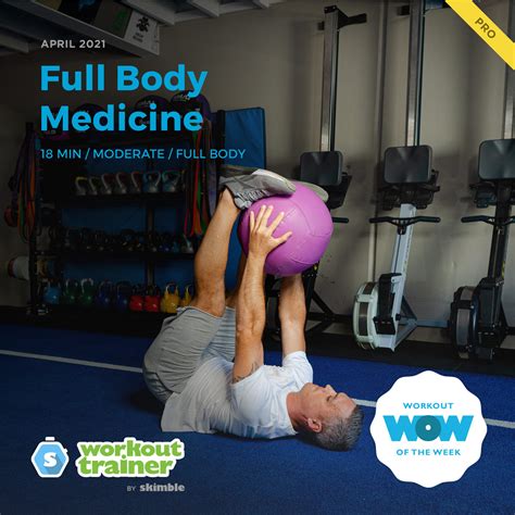 Skimbles Pro Workout Of The Week Full Body Medicine Workout Trainer App