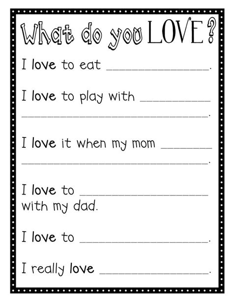 Writing Prompts I Lovepdf Valentines Day Activities Kindergarten Valentines Valentine