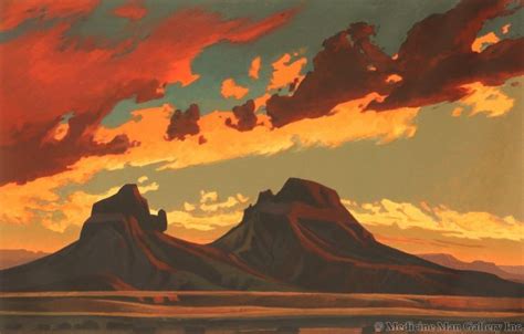 Ed Mell Volcanic Desert Lithograph Southwest Art Paintings