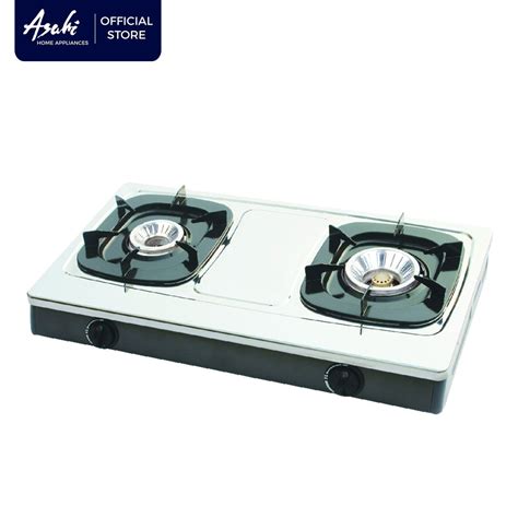 Asahi Gs Gas Stove Double Burner Shopee Philippines